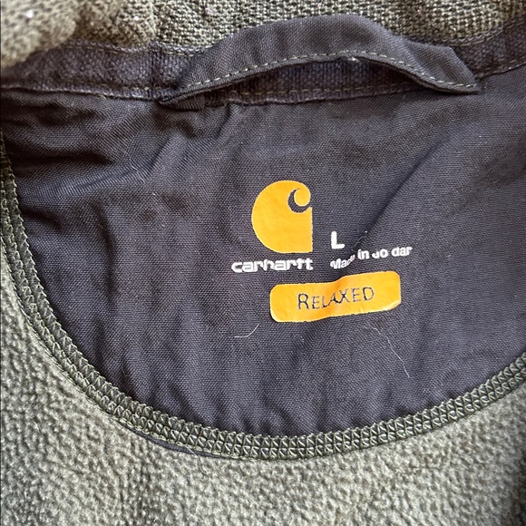 Carhartt Forest Green Fleece Vest - Picture 2 of 3